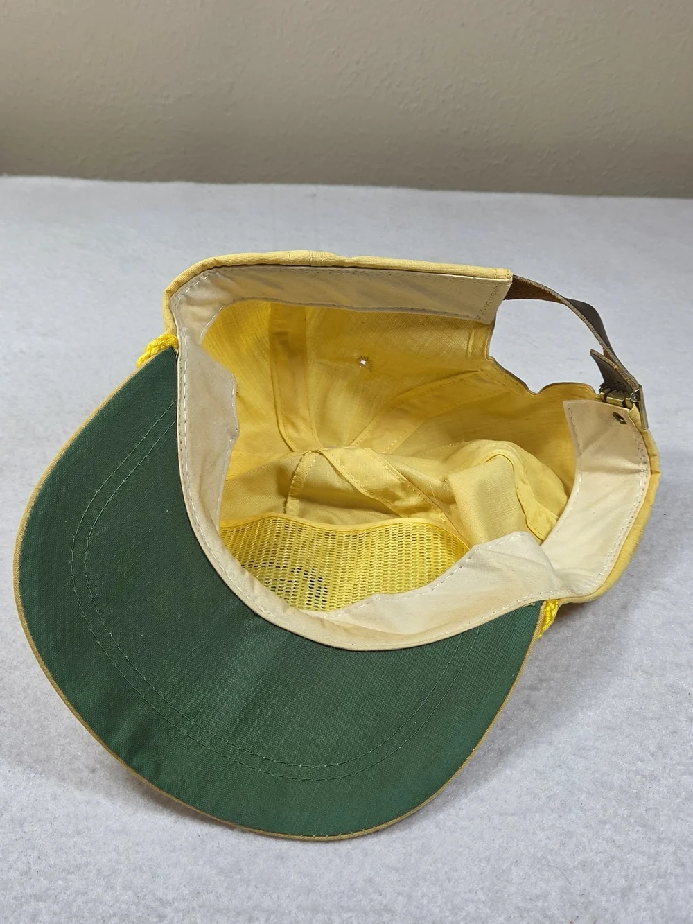 VTG 1985 PGA Championship Cherry Hills Country Club Yellow Rope Hat Adjustable